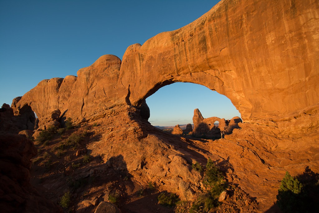 Turret Arch as seen through North Window