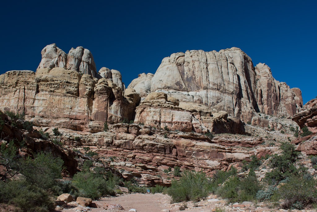 a cayon hike in Capitol Reef