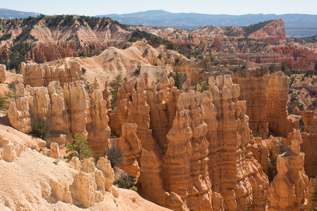 Entering into Bryce Canyon (which isn't a canyon)