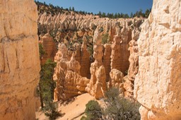 Entering into Bryce Canyon (which isn't a canyon)