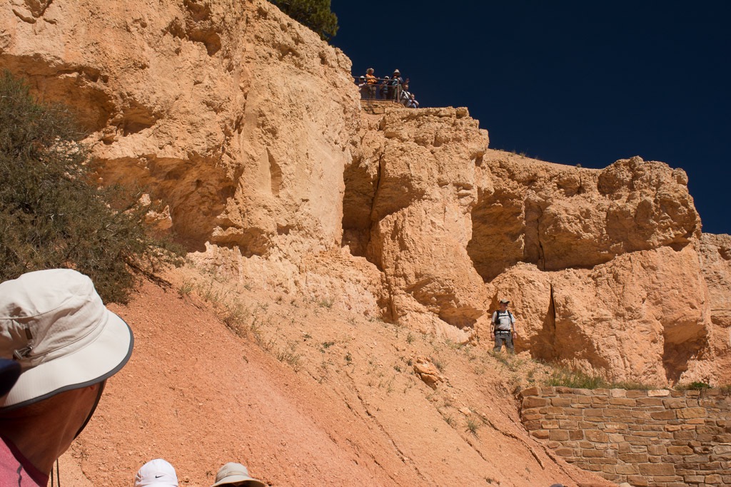 Hoodoo hike, going down from Sunset Point