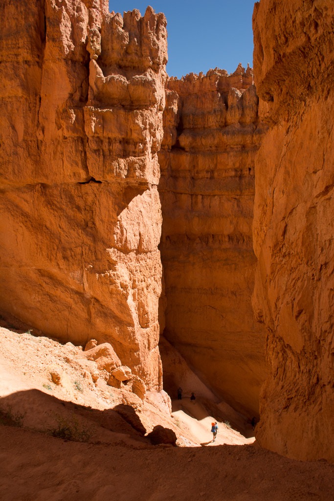 Hoodoo hike, going down from Sunset Point