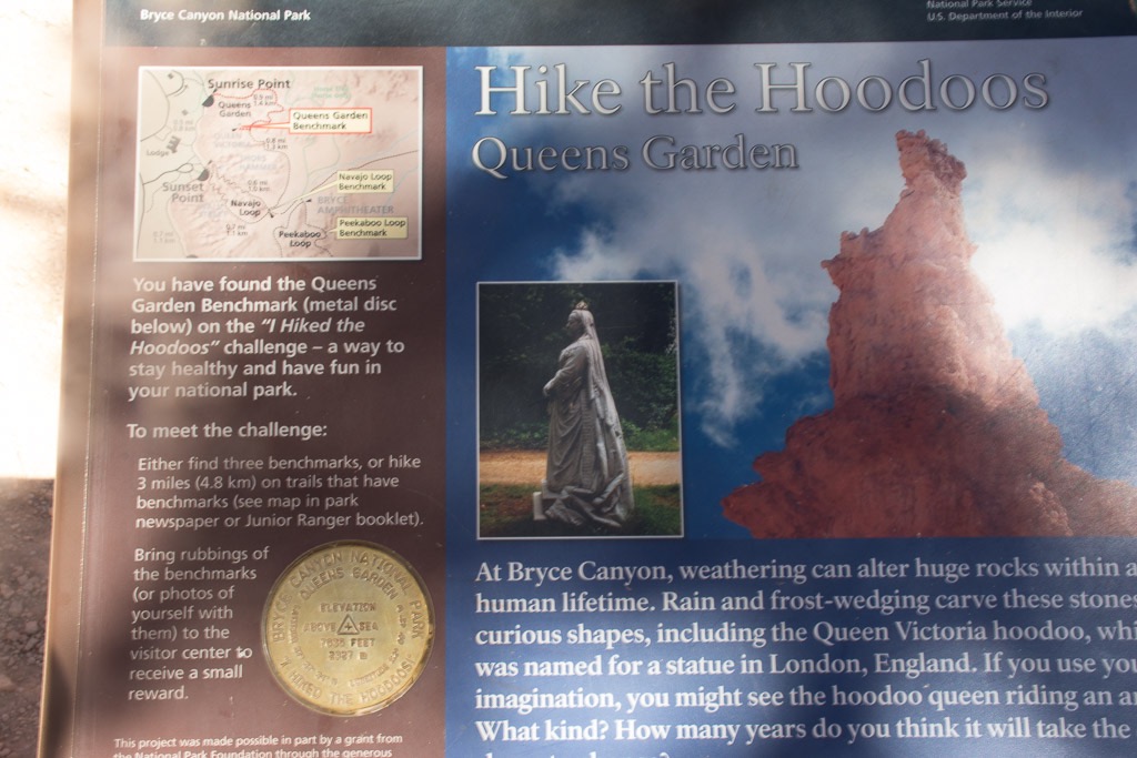 Hoodoo hile - the Queens Garden section