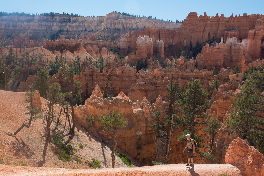 Hoodoo hike - headed back up to Sunrise poiint