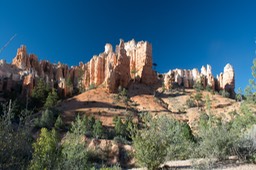 North end of Bryce - Mossy Cave trail and falls