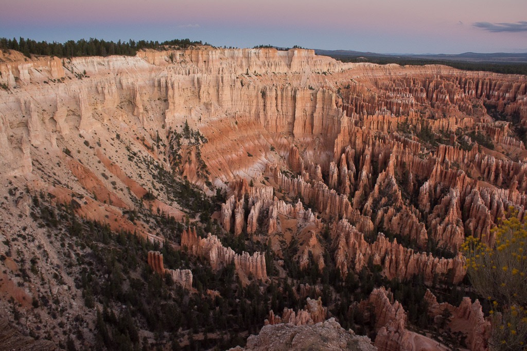 Bryce Point at sunrise