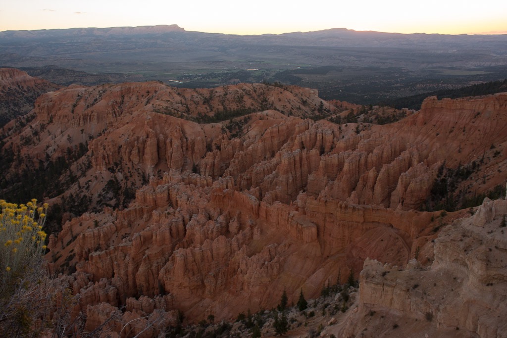 Bryce Point at sunrise