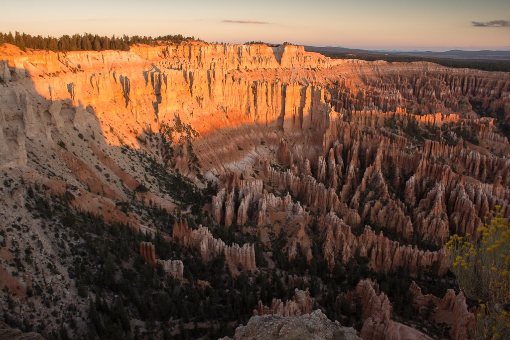 Bryce Point at sunrise