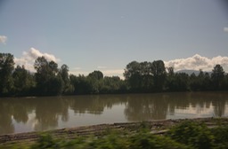 Along the lower Fraser River