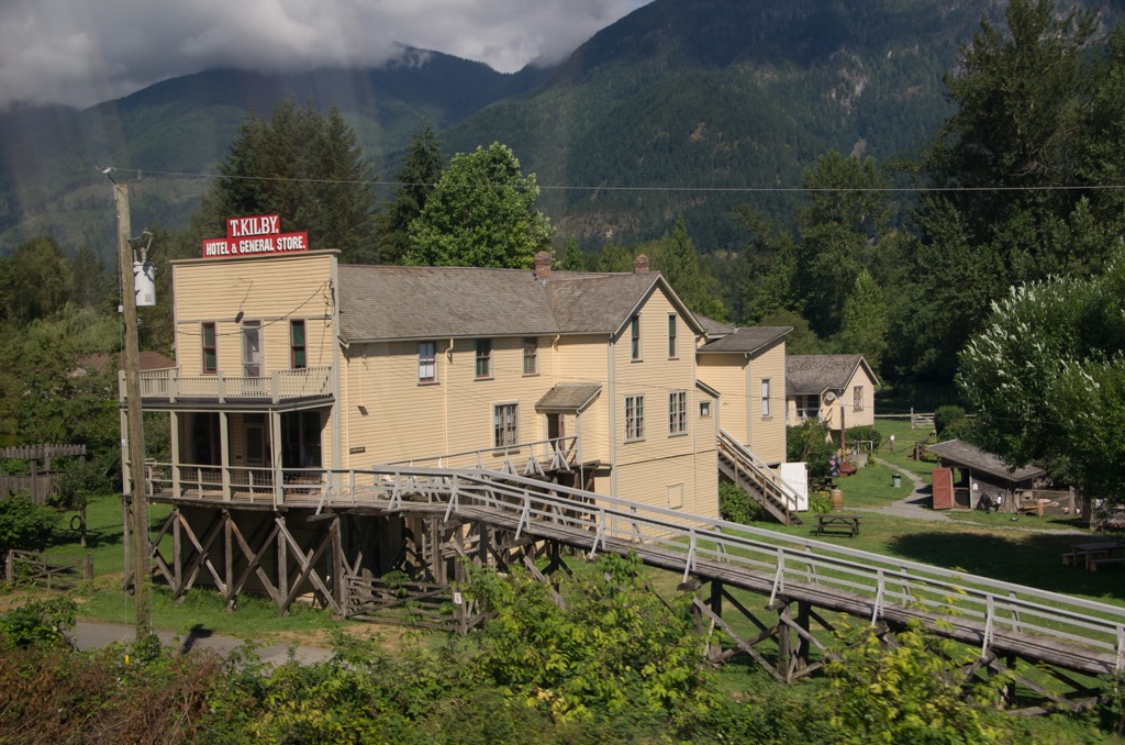 Along the lower Fraser River